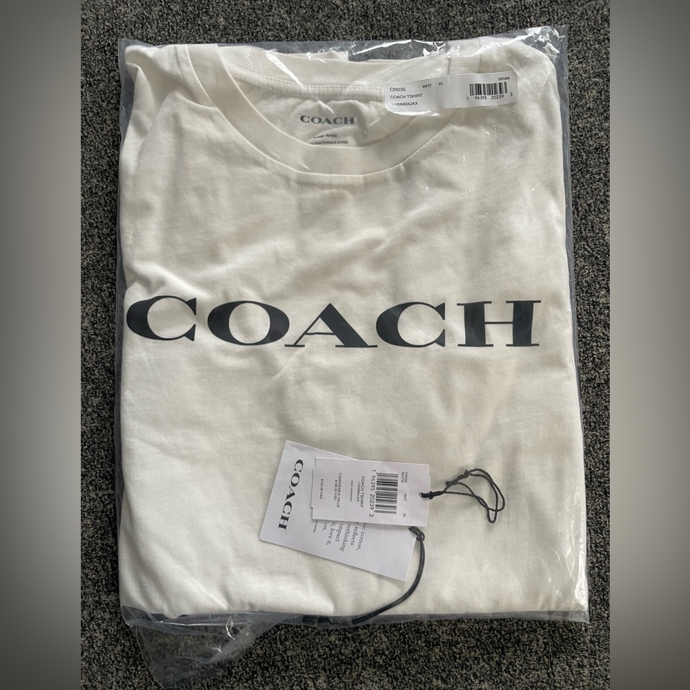 Unisex Coach t-shirt in white